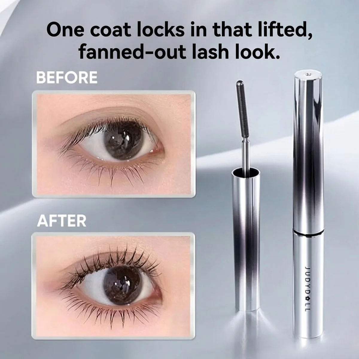 Judydoll Ultra-Fine Metal Mascara #02 Brown 2g - Precision Lower Lash Mascara - Image 2