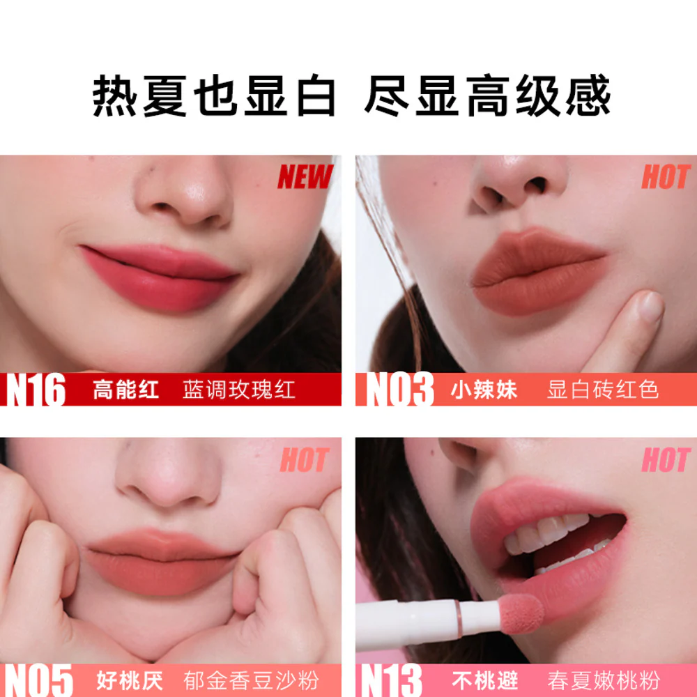 Judydoll Velvet Lip Mousse 2.6 ml – Soft-Matte Blurred Finish, 4 Shades - Image 4