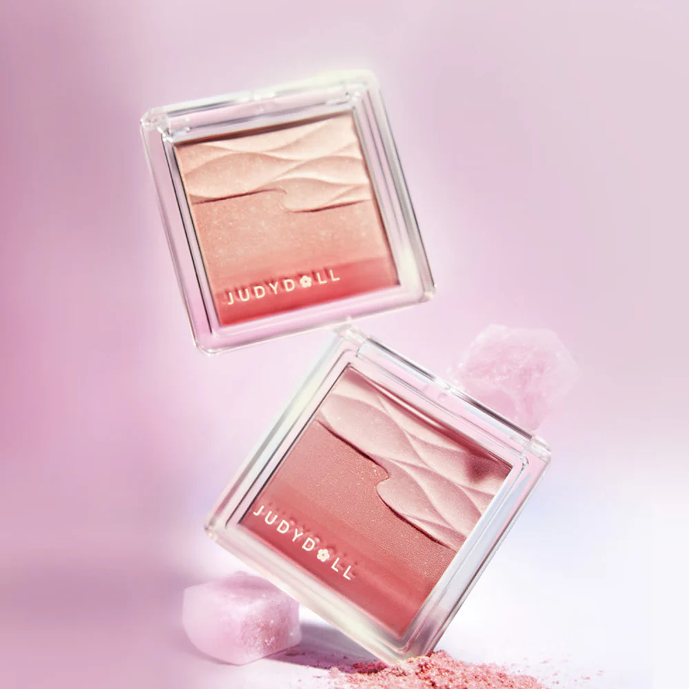 Judydoll Water-Satin Dual Blush 5g – Powder Blush Palette - Image 4