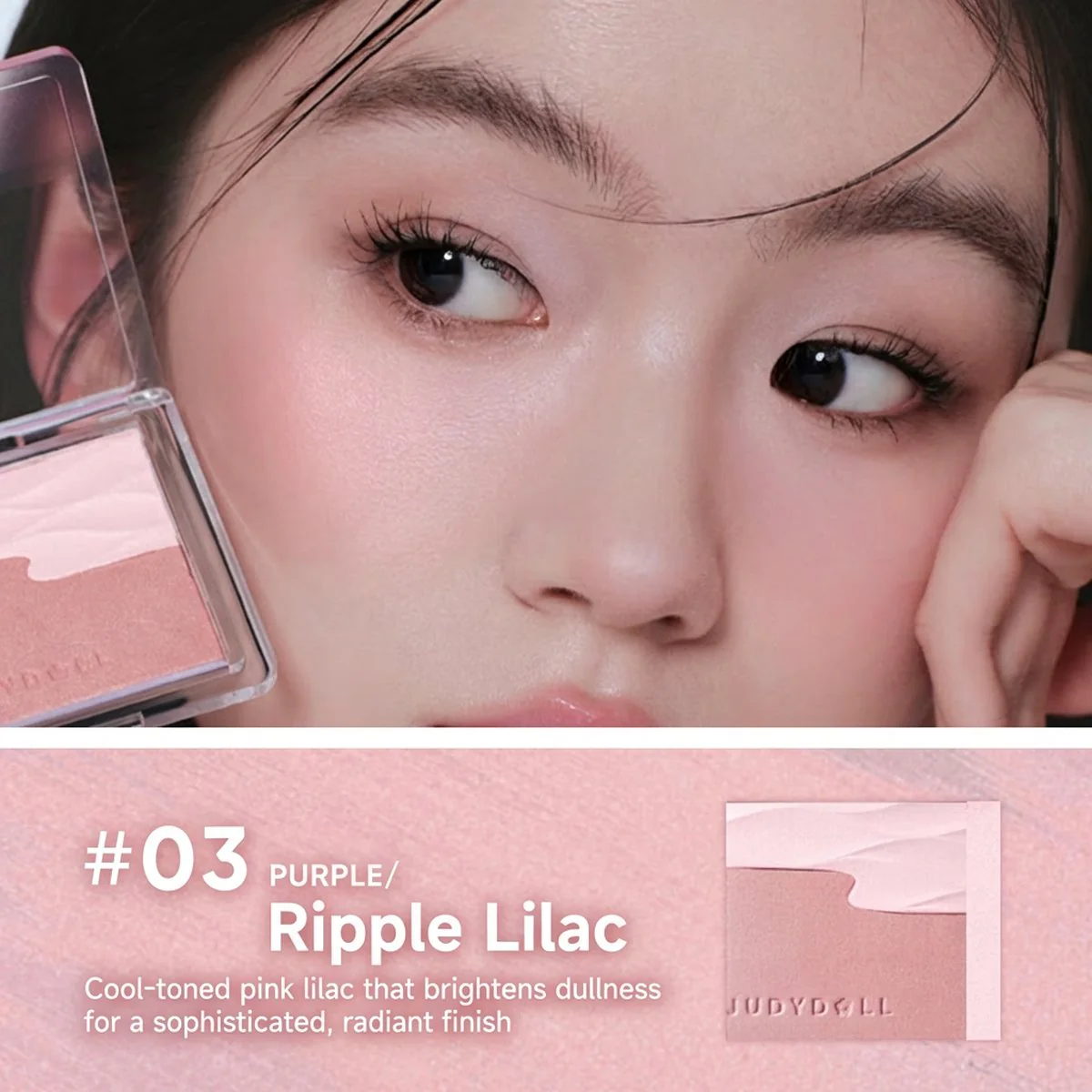 Judydoll Water-Satin Glow Duo Blush 5g – Multiple Shades Available