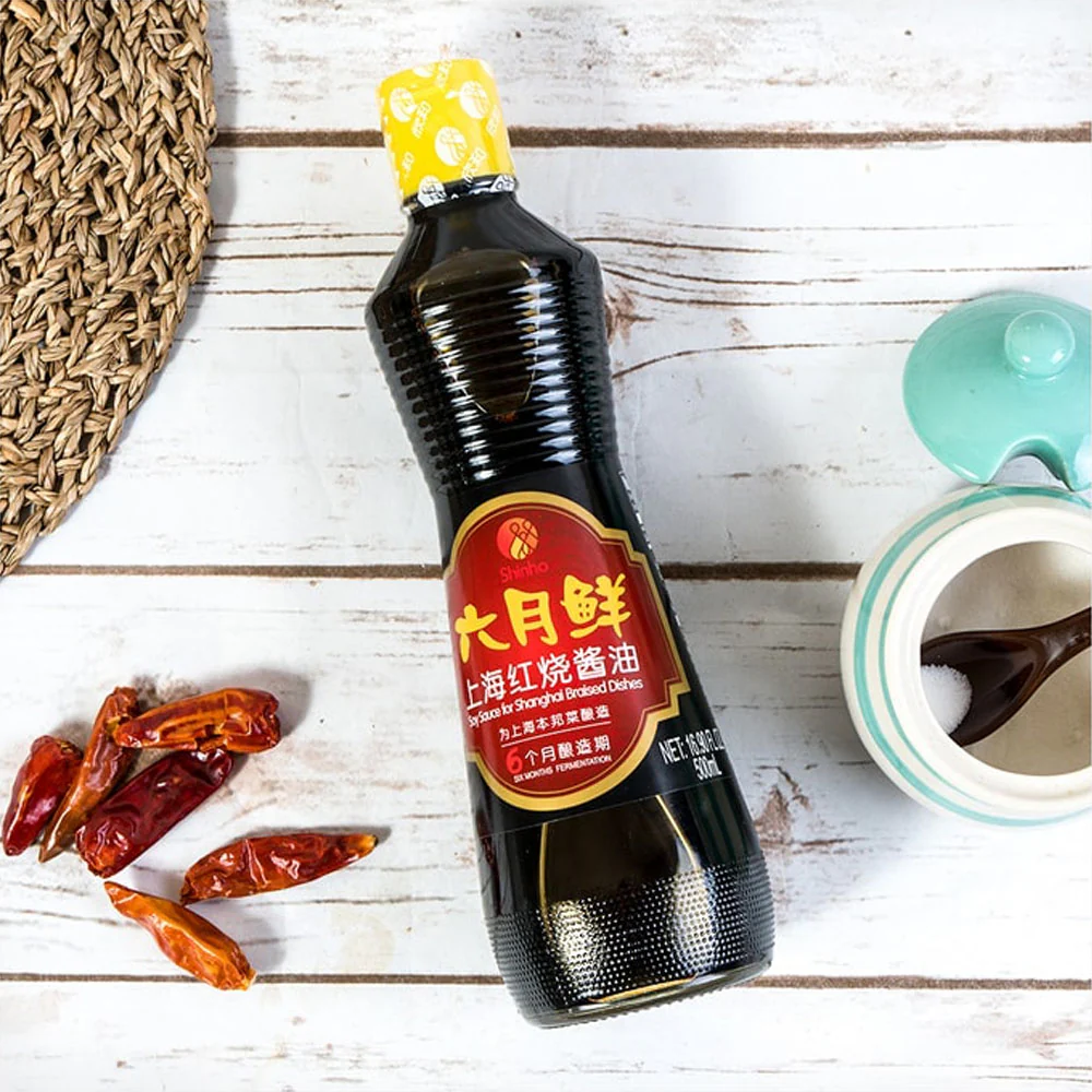 June Fresh Shanghai-Style Red-Braised Soy Sauce 500ml - For Braised & Red-Cooked Dishes - Image 2
