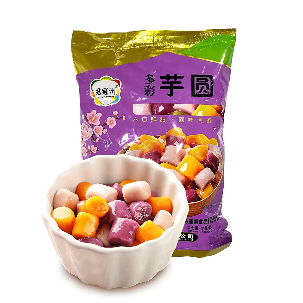 Junguan State Frozen Colorful Taro Balls - 500g