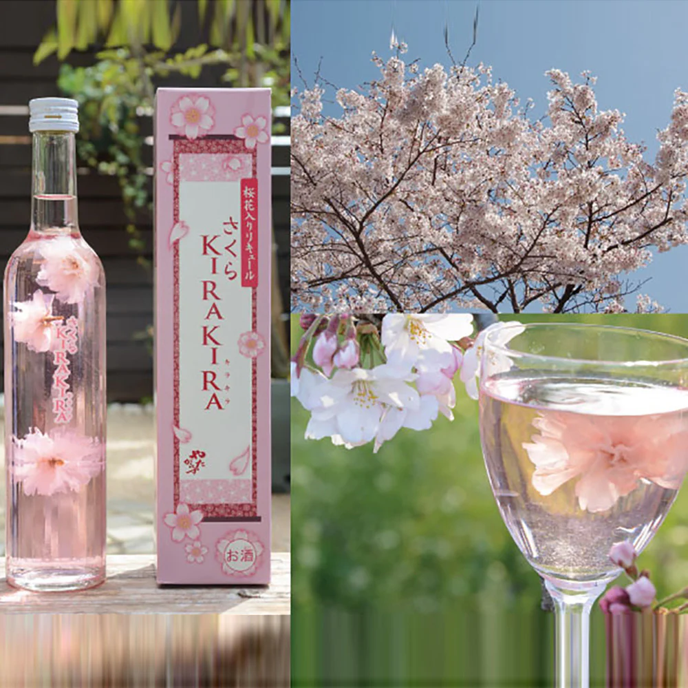 K-OKA Sakura Sparkling Sake Liqueur 11% - 500ml - Image 2