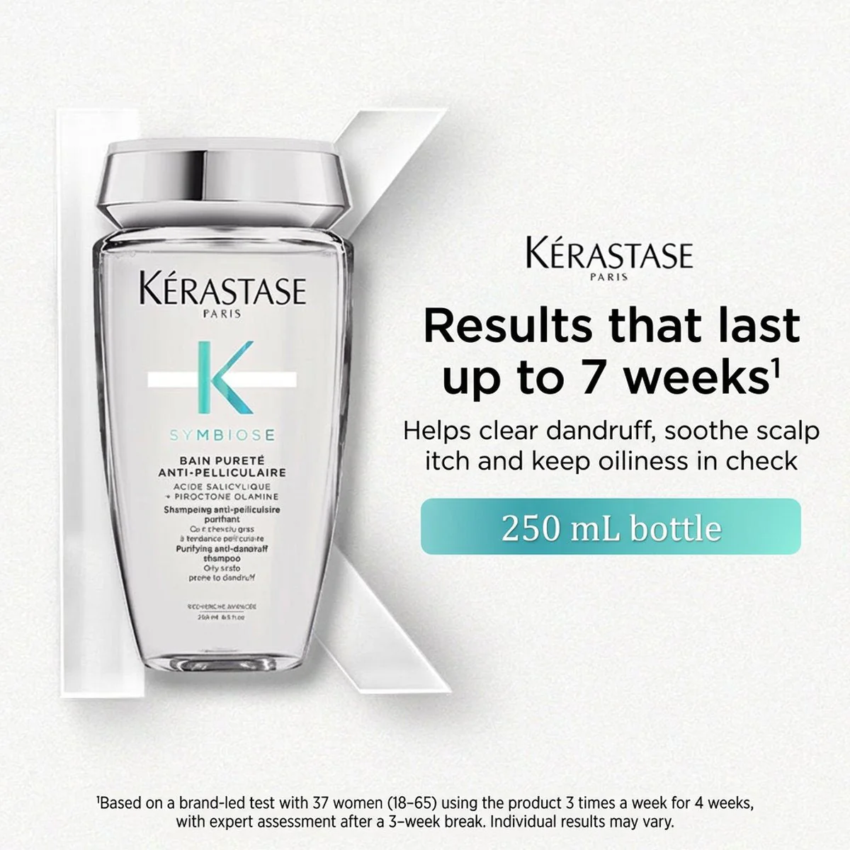 Kerastase Symbiose Purifying Anti-Dandruff Shampoo for Oily Hair - 250ml - Image 3