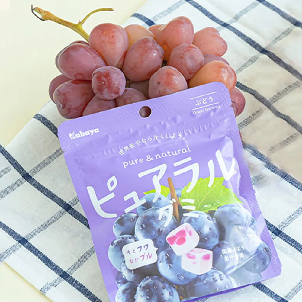 Kabaya Grape Juice Cotton Gummies - 58g - Image 4