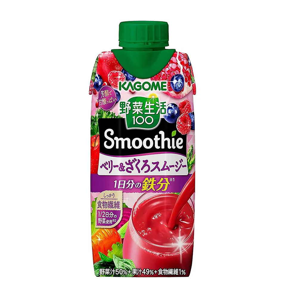 Kagome Vegetable Life Pomegranate Berry Drink - 330ml