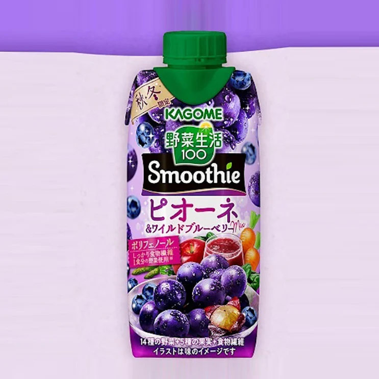 Kagome Wild Blueberry Juice Drink - 330ml - Image 3