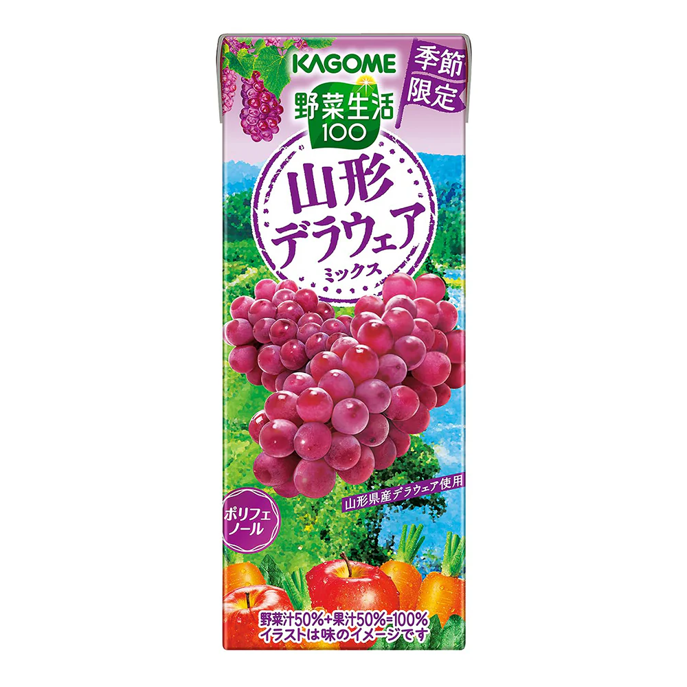 Kagome Yamagata Mixed Vegetable and Fruit Juice 195ml