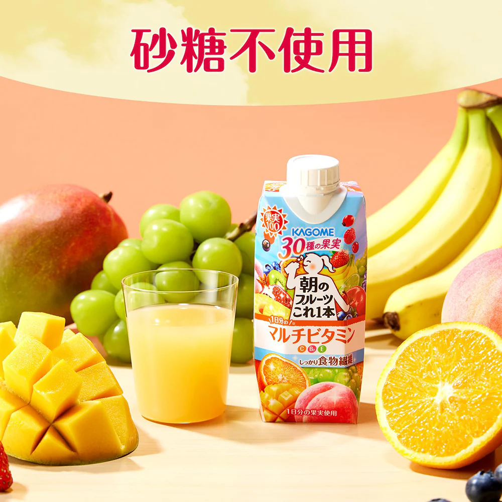 Kagome Yasai Seikatsu Morning 30 Fruit Juice - 330ml - Image 2