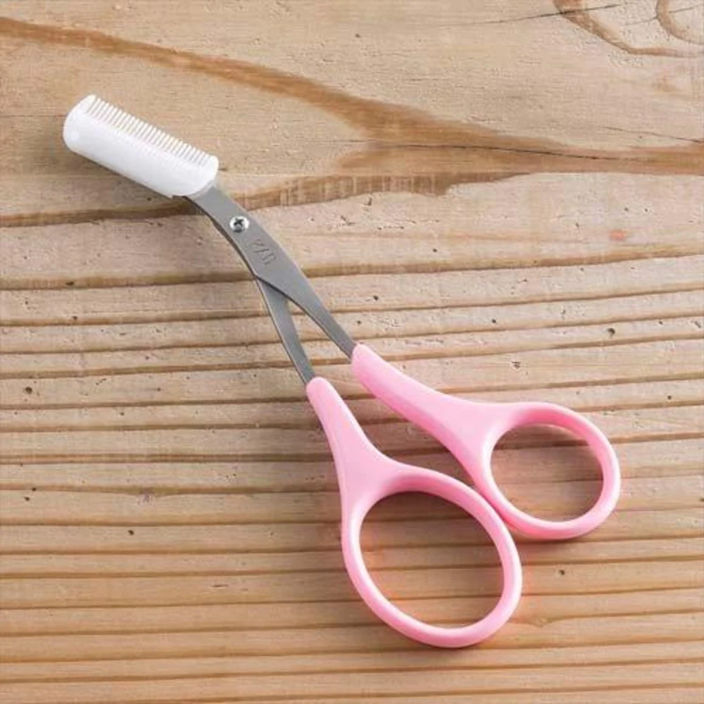 KAI 3D Eyebrow Scissors with Comb Attachment - Image 2