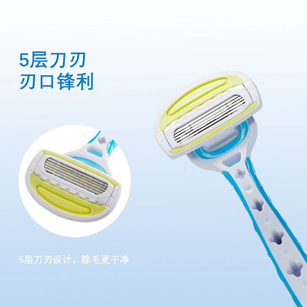 Kai Aquafit Moisturizing Razor for Women - 2+1 Pack - Image 4