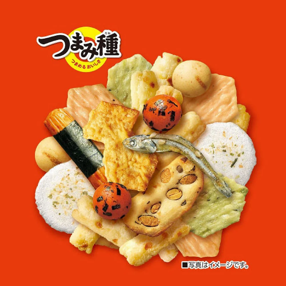 Kameda Mixed Rice Crackers - 6 Packs, 120g - Image 2