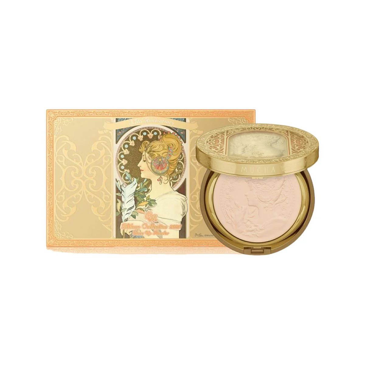 Kanebo Milano Collection 2025 Limited Edition Face Powder 30g - Mucha Edition Translucent Setting Powder - Image 2