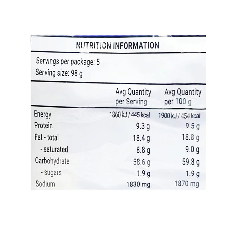 Kang Shi Fu Seafood Flavor Instant Noodles - 98g x 5 Packs - Image 4