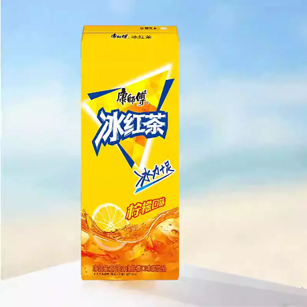 Master Kong Iced Black Tea Lemon Flavor 250ml x 24 Pack - Image 3