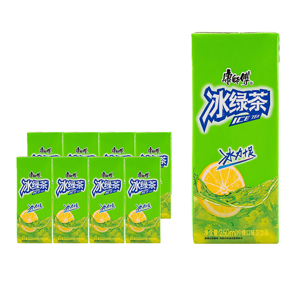 Master Kong Iced Green Tea Lemon Flavor 250ml x 6