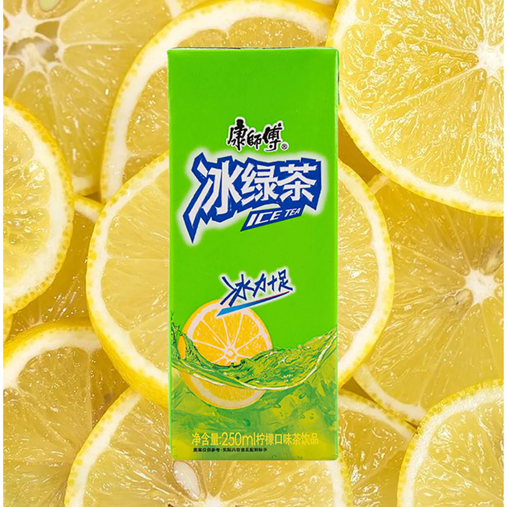 Master Kong Iced Green Tea Lemon Flavor 250ml x 6 - Image 3