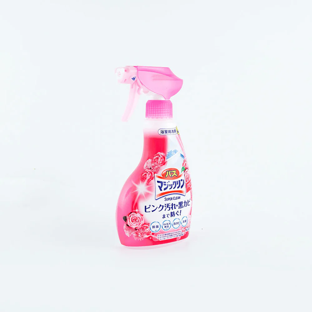 Kao Bathroom Anti-Mould and Germ Removal Foaming Spray with Rose Scent 380ml - Image 3