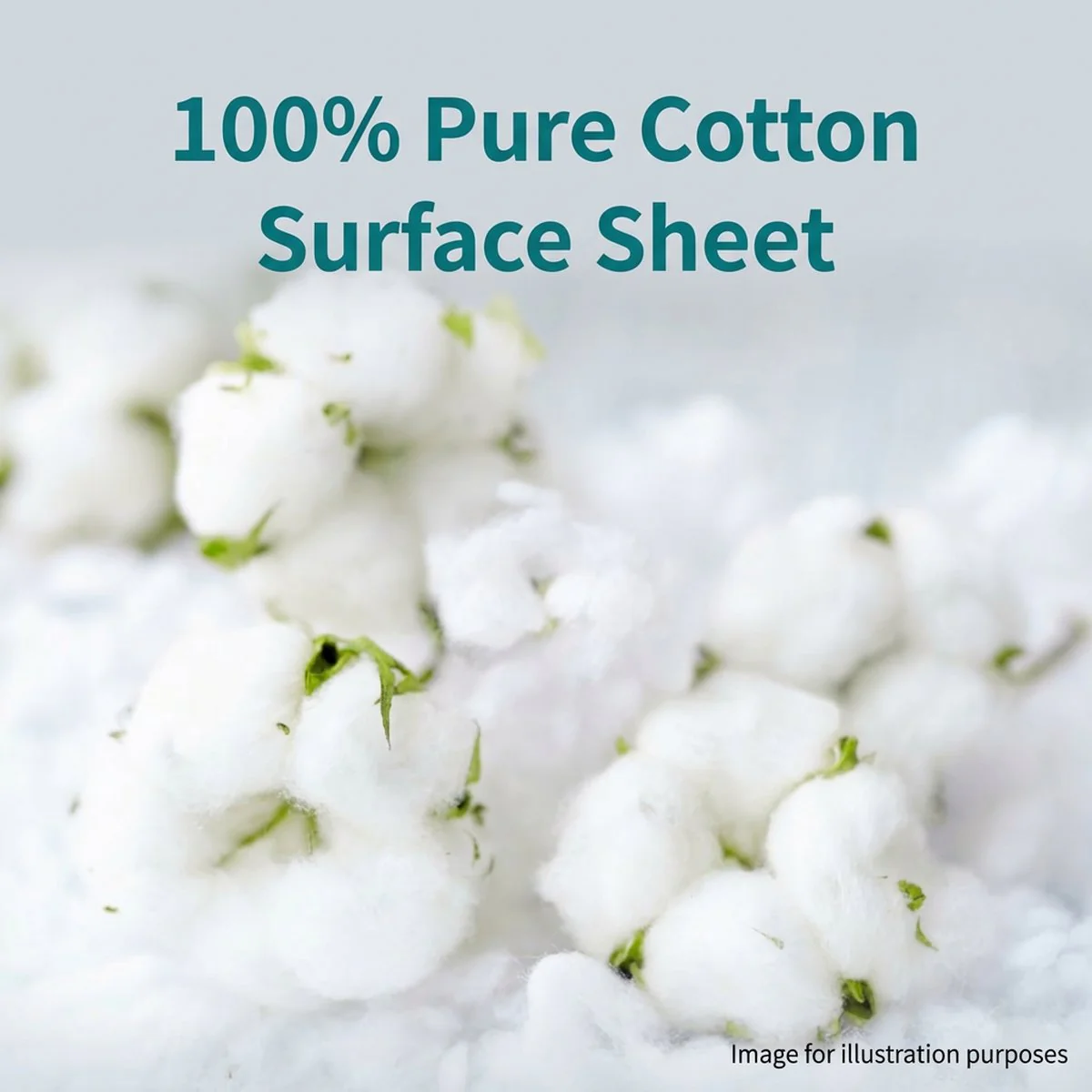 Kao Laurier Botanical Cotton 100% Night Pads with Wings, Unscented 30cm – 9 Pads - Image 3