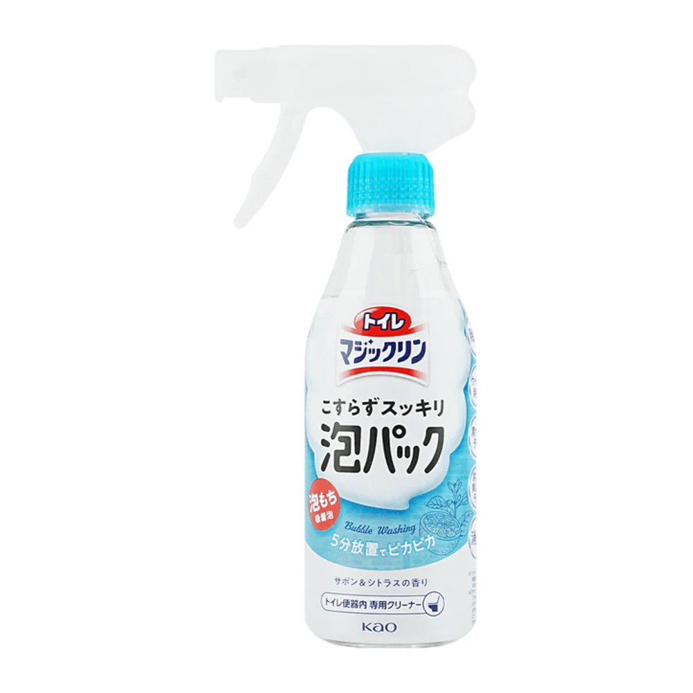 Kao Magiclean Toilet Foaming Cleaner Spray – Citrus 300ml - No-Scrub Clinging Foam