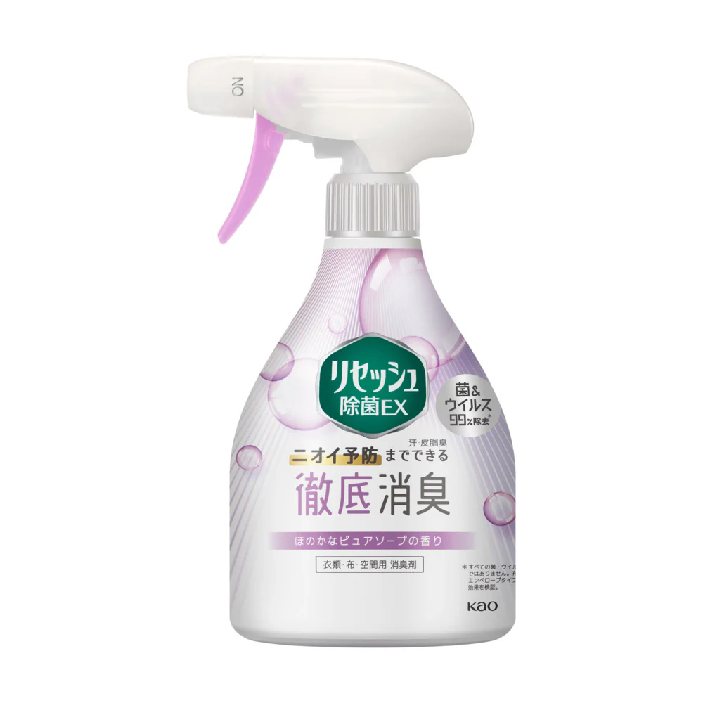 Kao Resesh EX Fabric & Air Deodorizing Spray – Pure Soap Scent 370ml