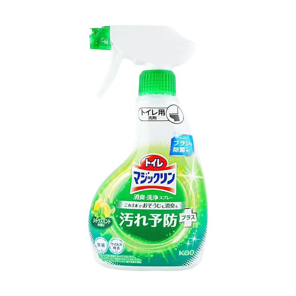 Kao Spray Toilet Cleaner - Mint Scent, 380ml