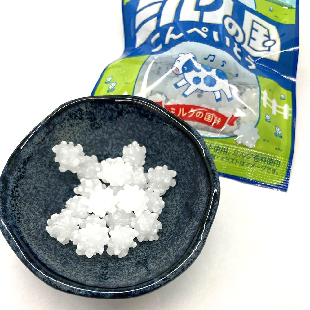 Kasugai Milk Flavor Konpeito Candy - 30g - Image 2