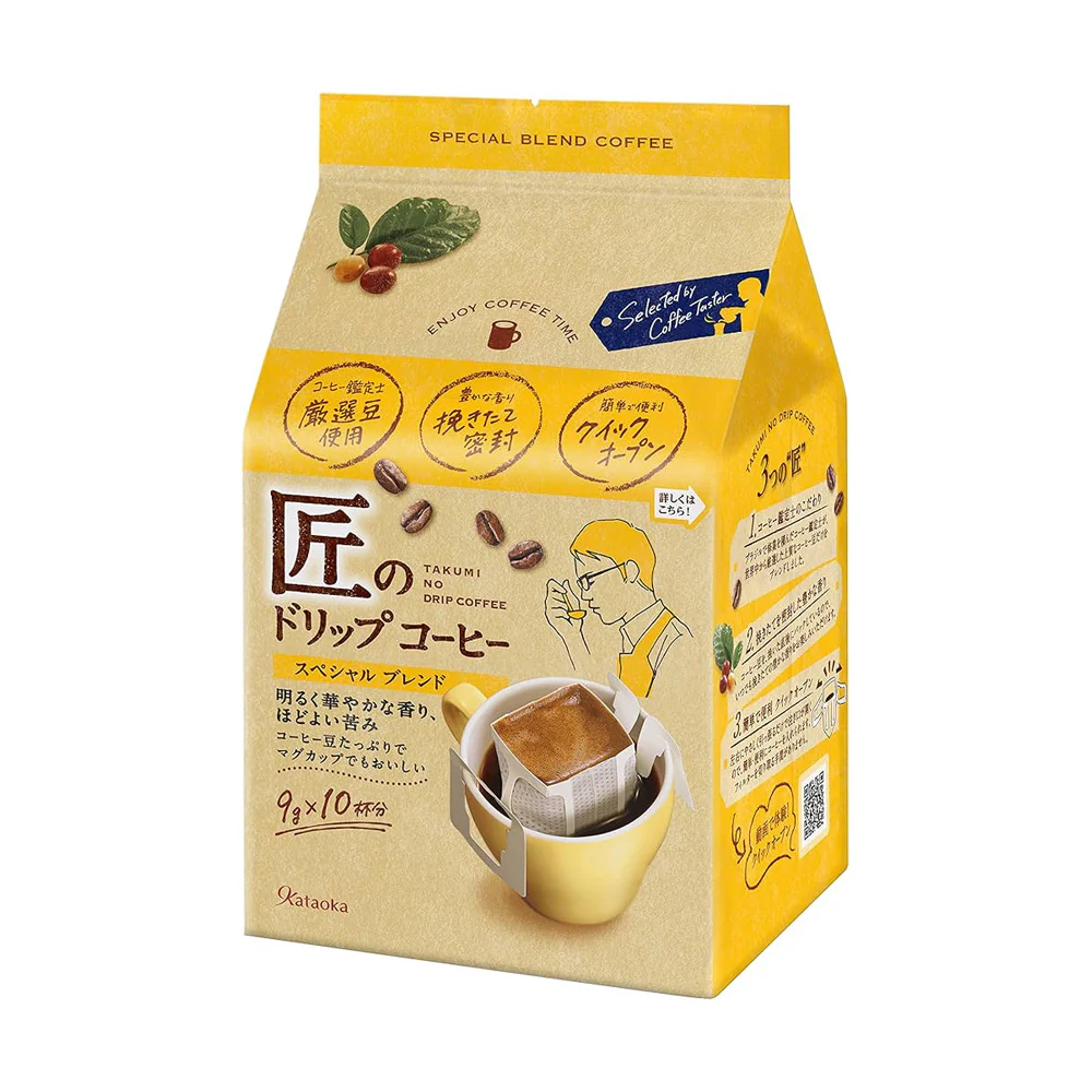 Kataoka Takumi Special Blend Drip Coffee - 9g x 10 Sachets (90g)