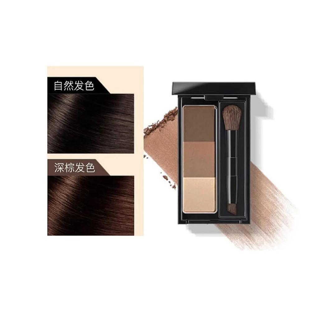 KATE 3D Three-Color Eyebrow Powder - Dark Brown EX-5 - Image 2