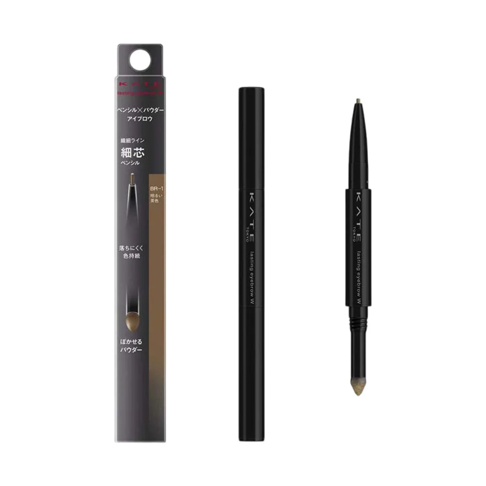 KATE Lasting Eyebrow W Dual-Ended Pencil & Powder BR-1