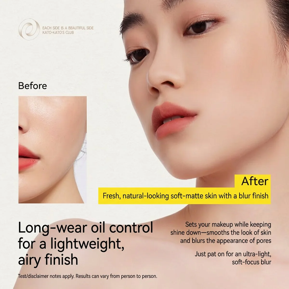 KATO Refresh Makeup Setting Powder #01 Nude - 6g - Image 2