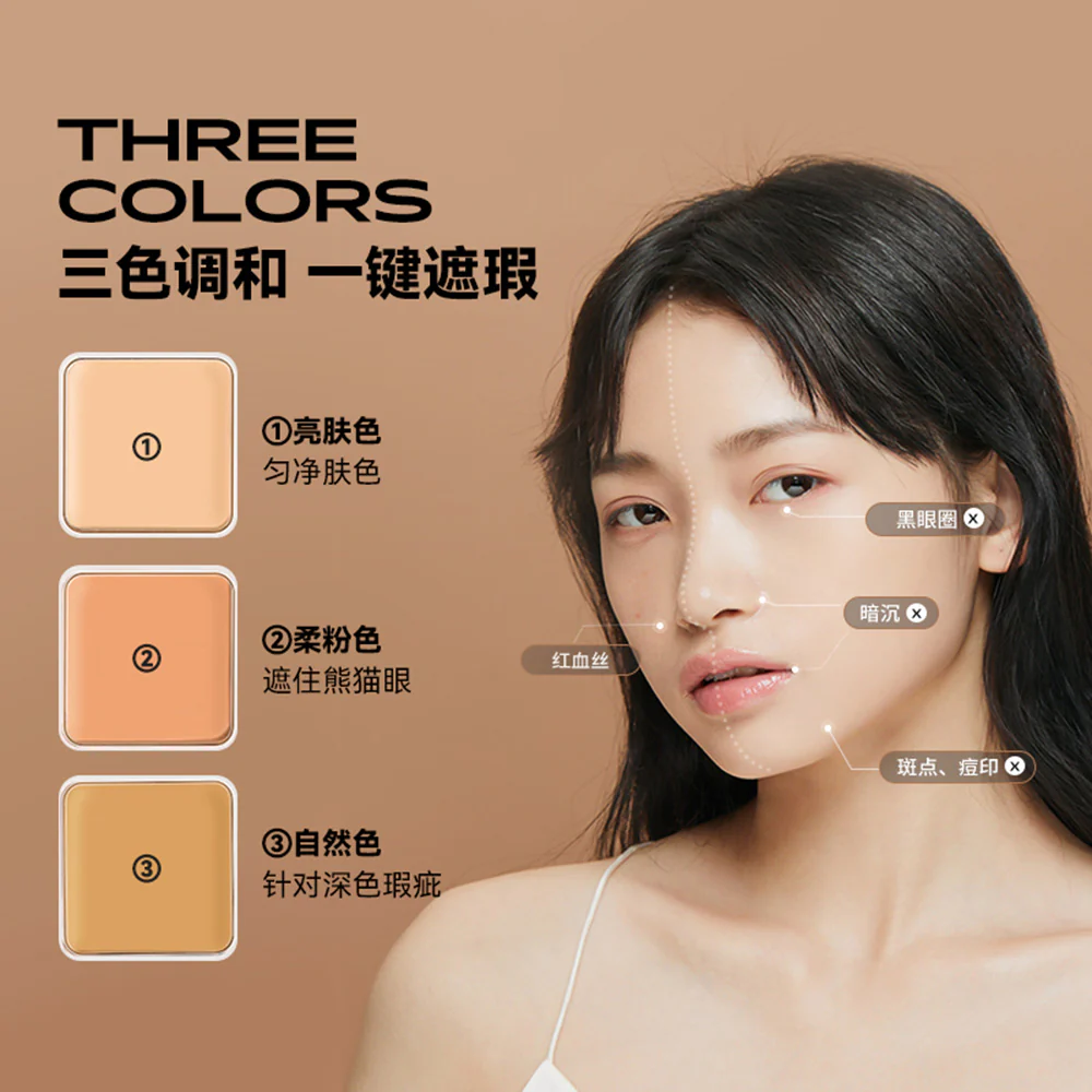 Kato Three Little Cheese Concealer - Triple Color - Image 2