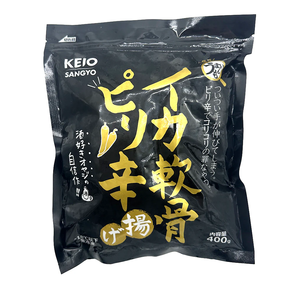 Keio Sangyo Frozen Spicy Fried Squid Cartilage - 400g