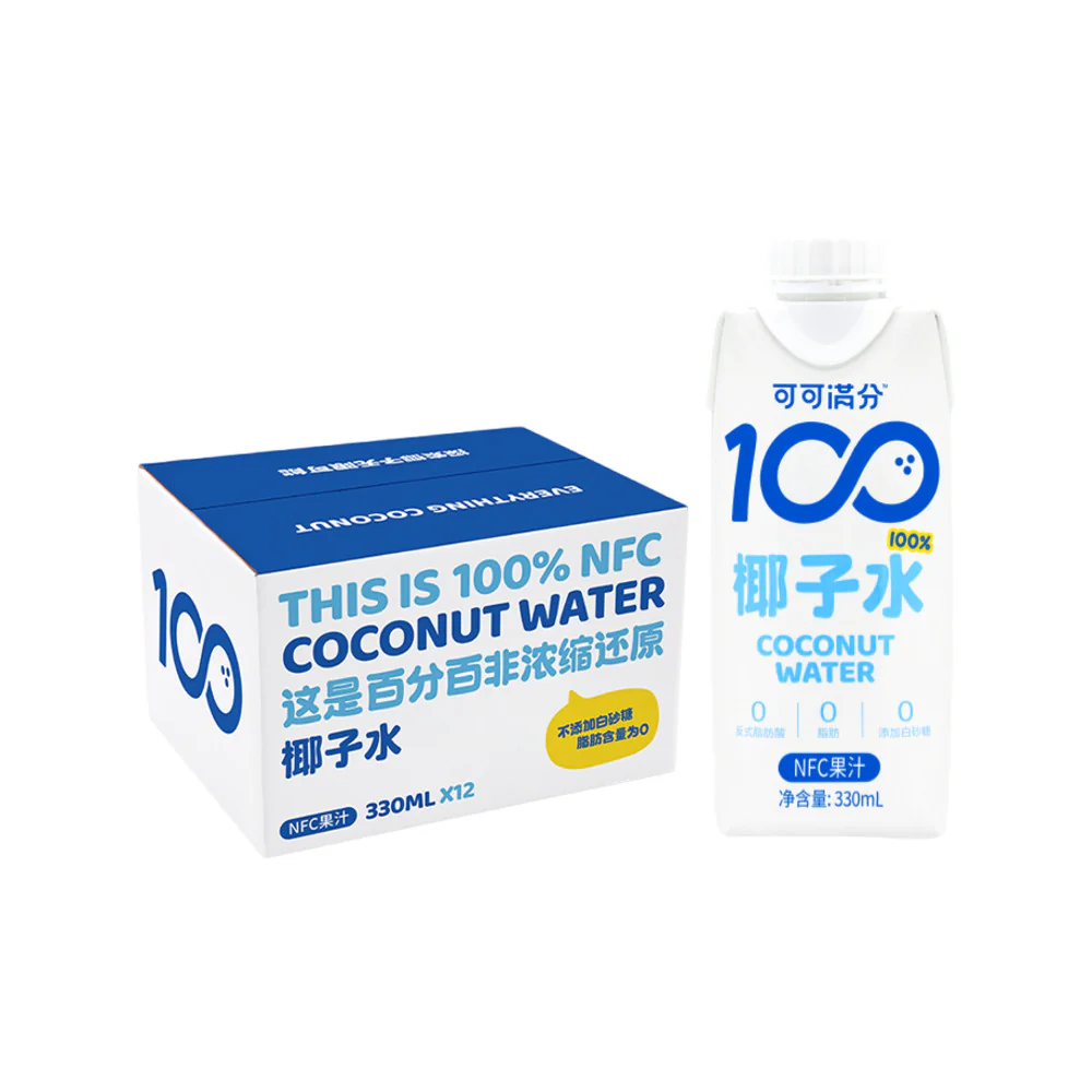 Keke Manfen 100% NFC Coconut Water 330ml x 12