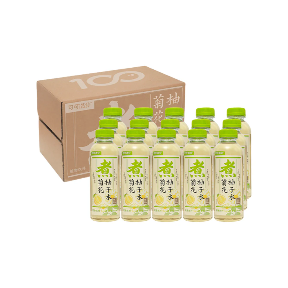 Keke Manfen Chrysanthemum Yuzu Drink 500ml x 15 Bottles (Case)
