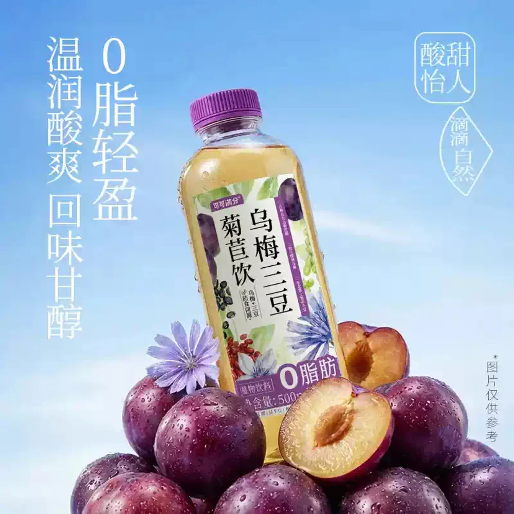Kekemanfen Sour Plum & Three-Bean Chicory Drink 500ml - Image 3