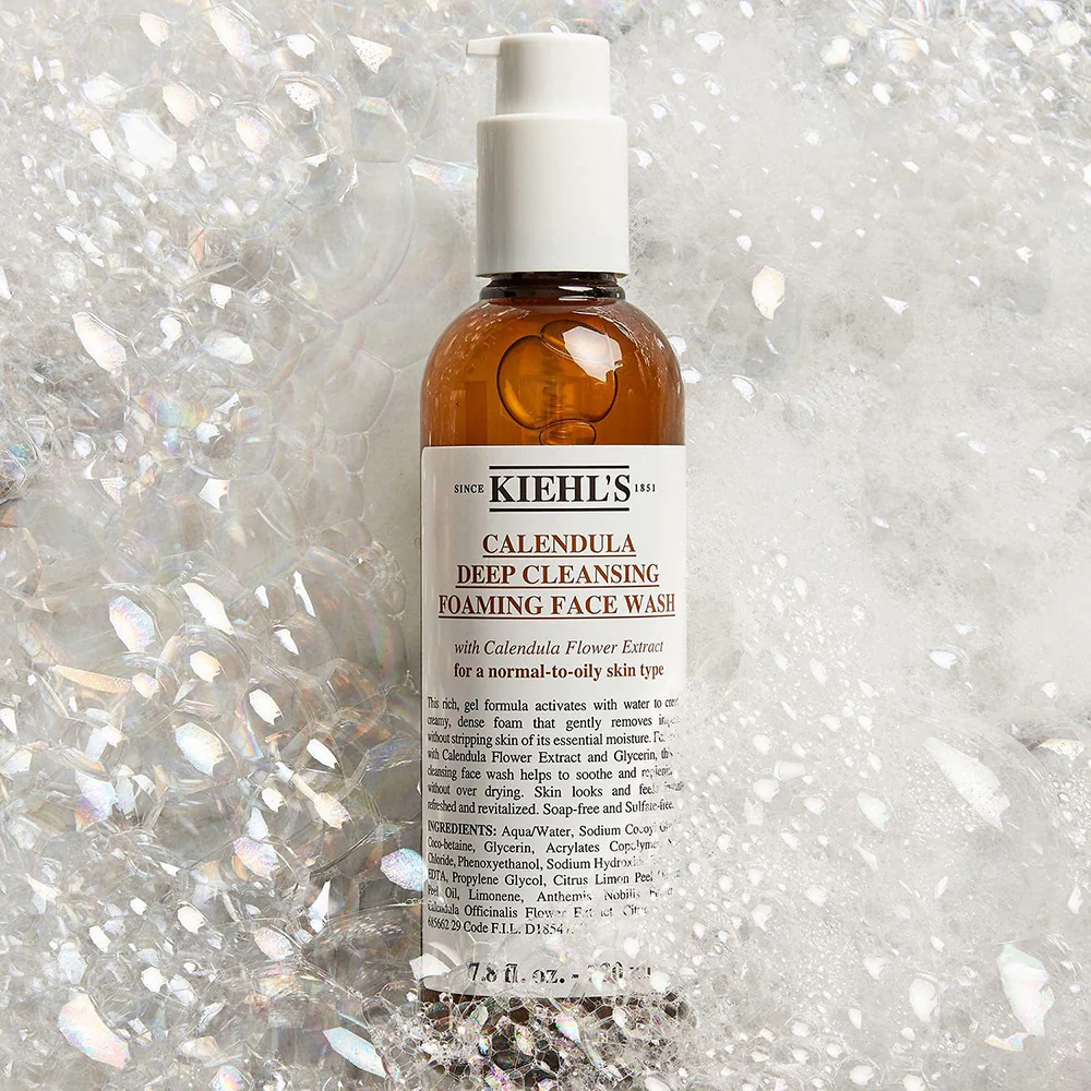 Kiehl's Calendula Deep Cleansing Foaming Face Wash - 230ml - Image 2