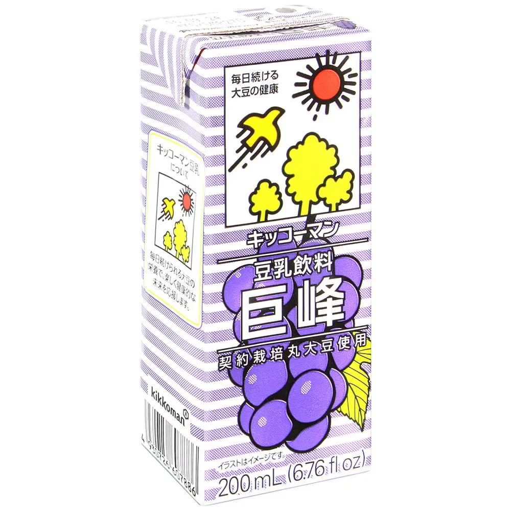 Kikkoman Kyoho Grape Soy Milk 200ml