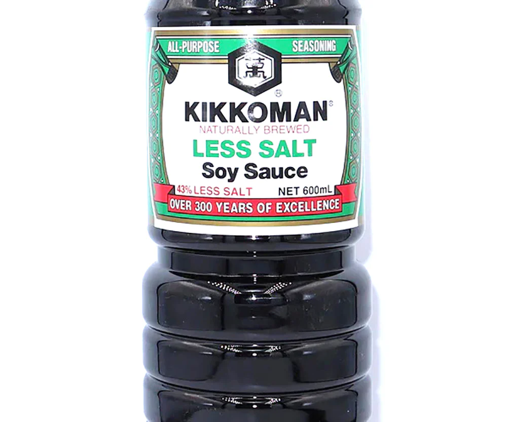 Kikkoman Less Salt Soy Sauce - 600ml - Image 2