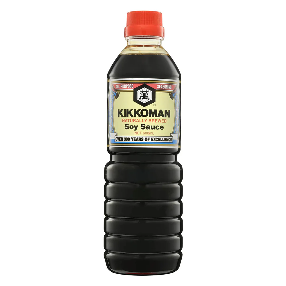 Kikkoman Naturally Brewed Soy Sauce - 600ml