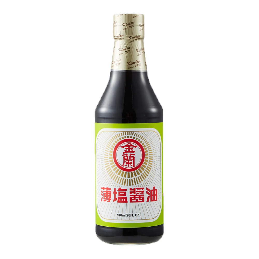 Kimlan Low-Sodium Soy Sauce - 590ml