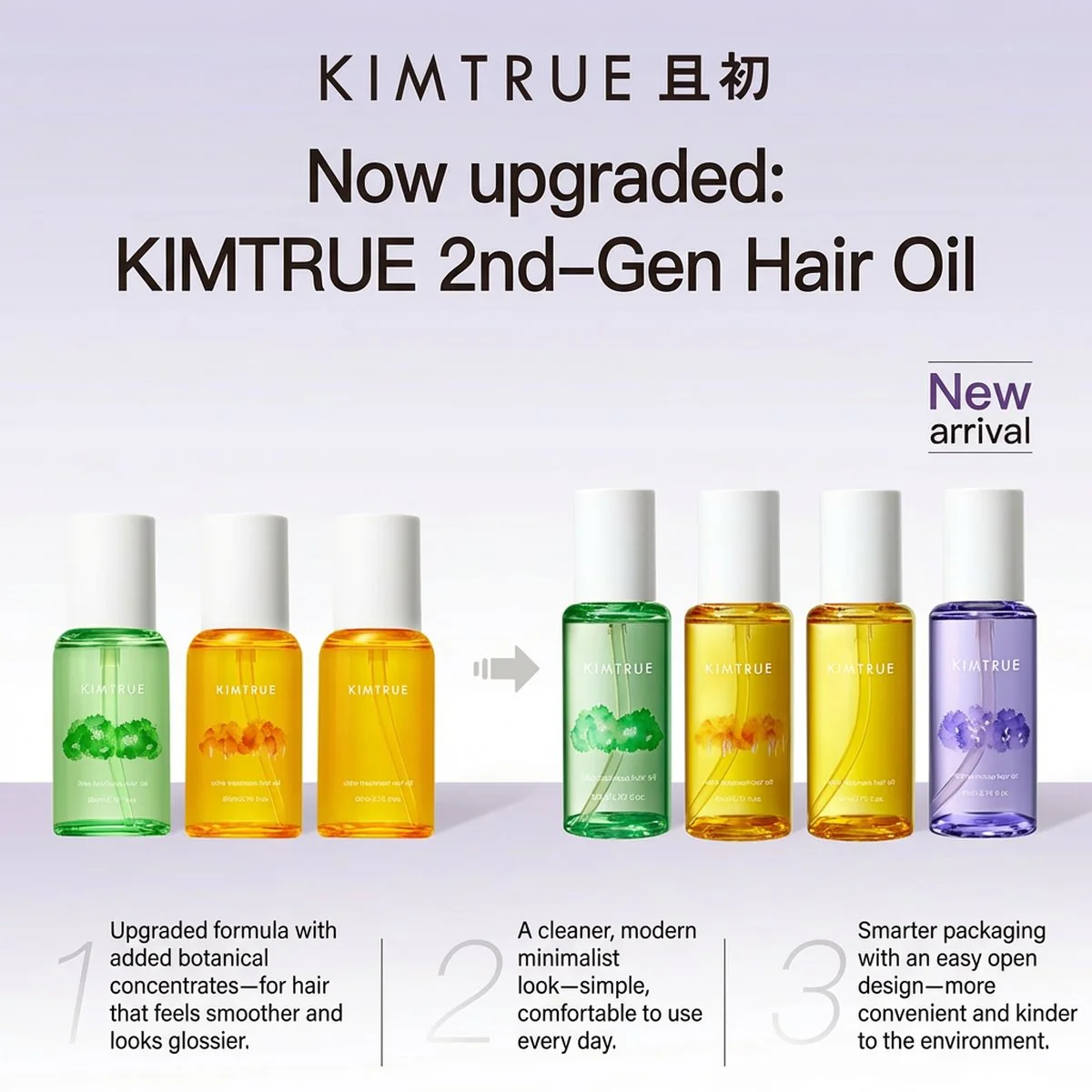Kimtrue Lithe Luminous Hair Oil Tuberose Scent - 80ml - Image 3