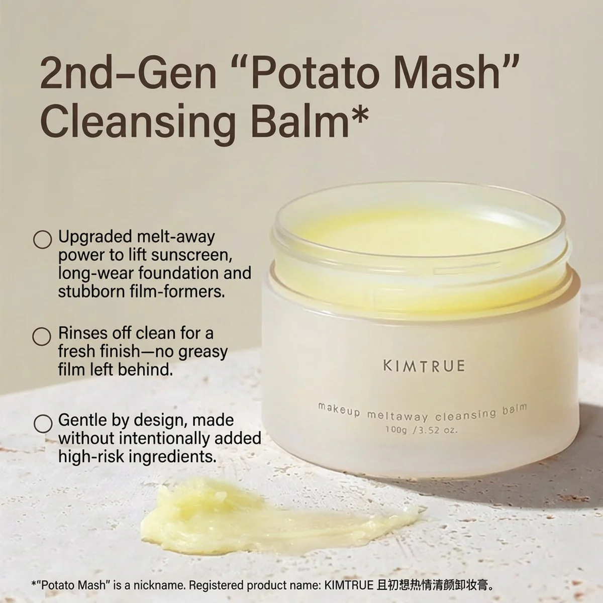 Kimtrue Makeup Meltaway Cleansing Balm - 100g - Image 2