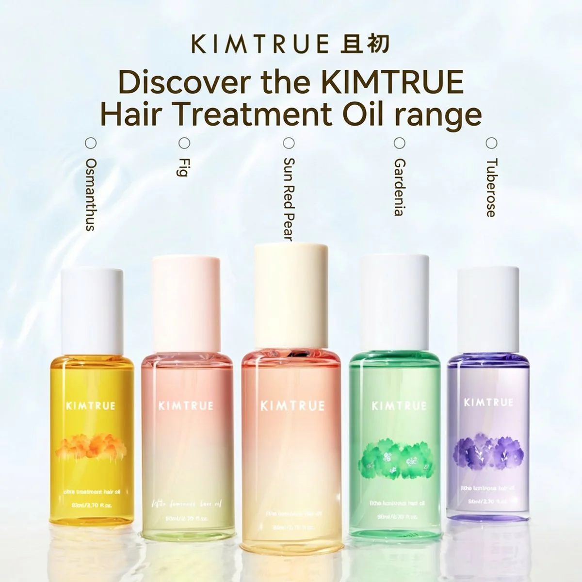 KIMTRUE Sunlit Red Pear Luminous Hair Oil 80ml - Image 3