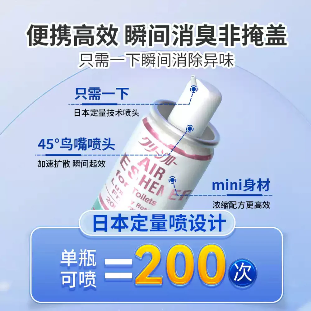 Kincho Lavender Toilet Air Freshener Spray – 200 Sprays - Image 2