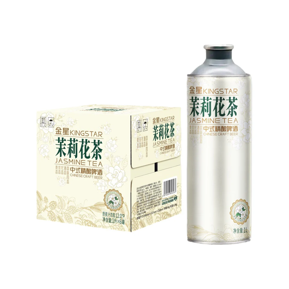 Kingstar Jasmine Tea Chinese Craft Beer 1L Bottles - Case of 6