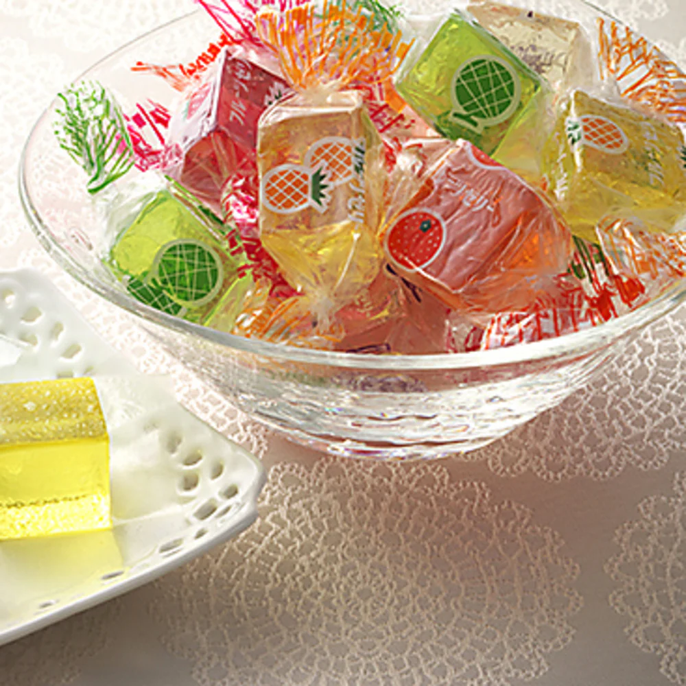 Kinjo Seika Mixed Fruit Agar Jelly Candies 175g – Individually Wrapped Kanten Jellies - Image 2