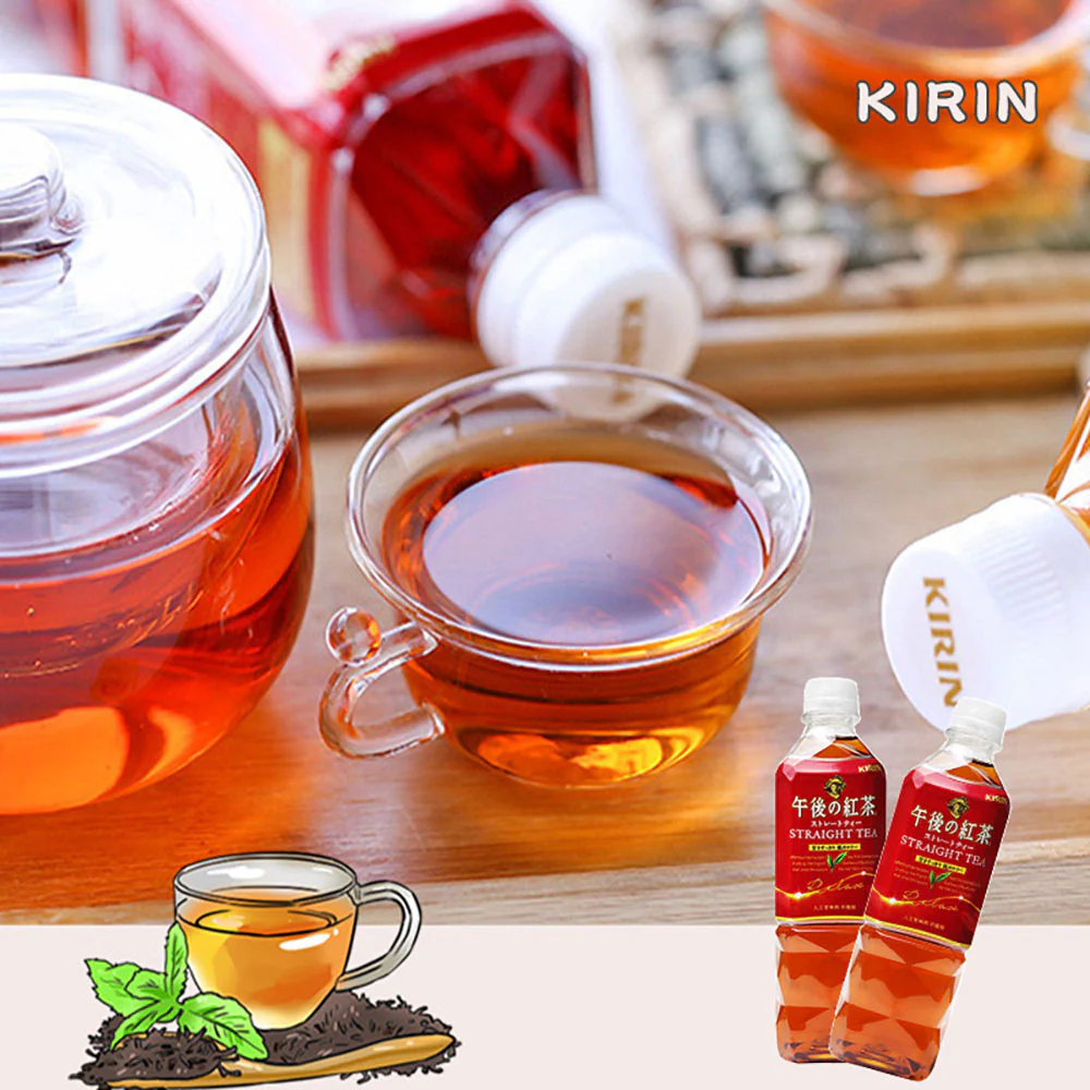 Kirin Afternoon Tea Series Straight Tea 500ml - Box of 24 - Image 3