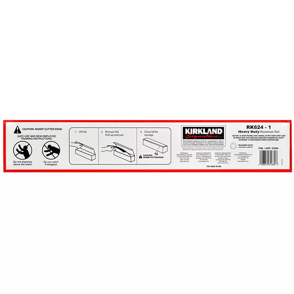 Kirkland Heavy Duty Aluminum Foil 45cm x 150m - Image 3