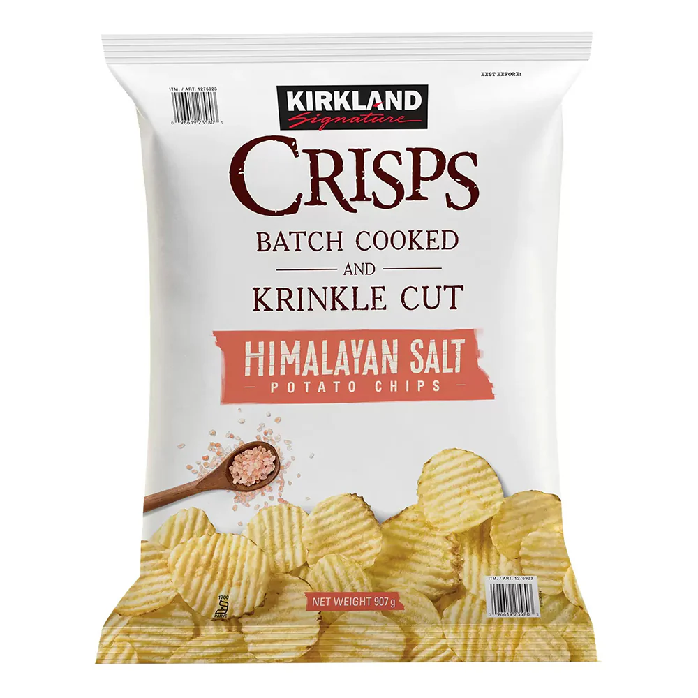 Kirkland Himalayan Salt Krinkle Cut Potato Chips - 907g - Image 2